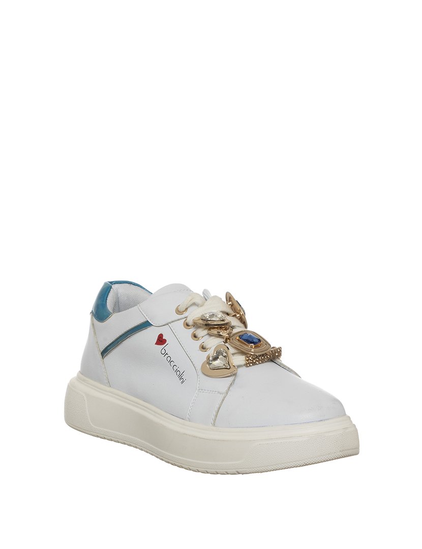 Ténis Senhora Branco e Azul