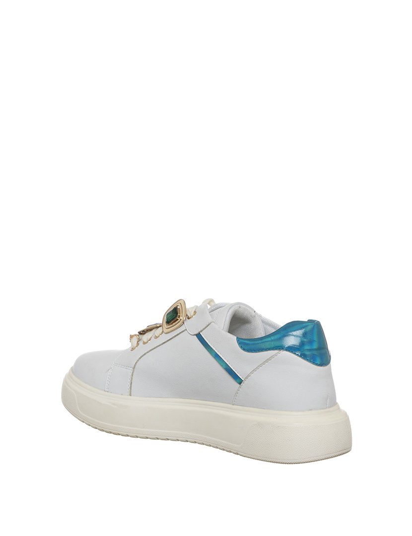 Ténis Senhora Branco e Azul