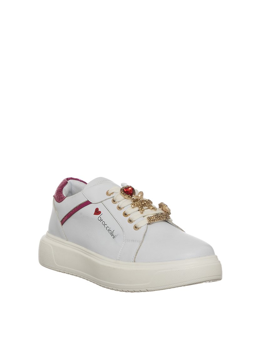 Ténis Senhora Branco e Rosa