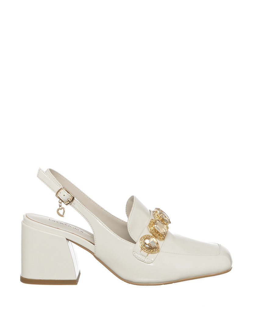Sandálias com Salto Senhora Branco