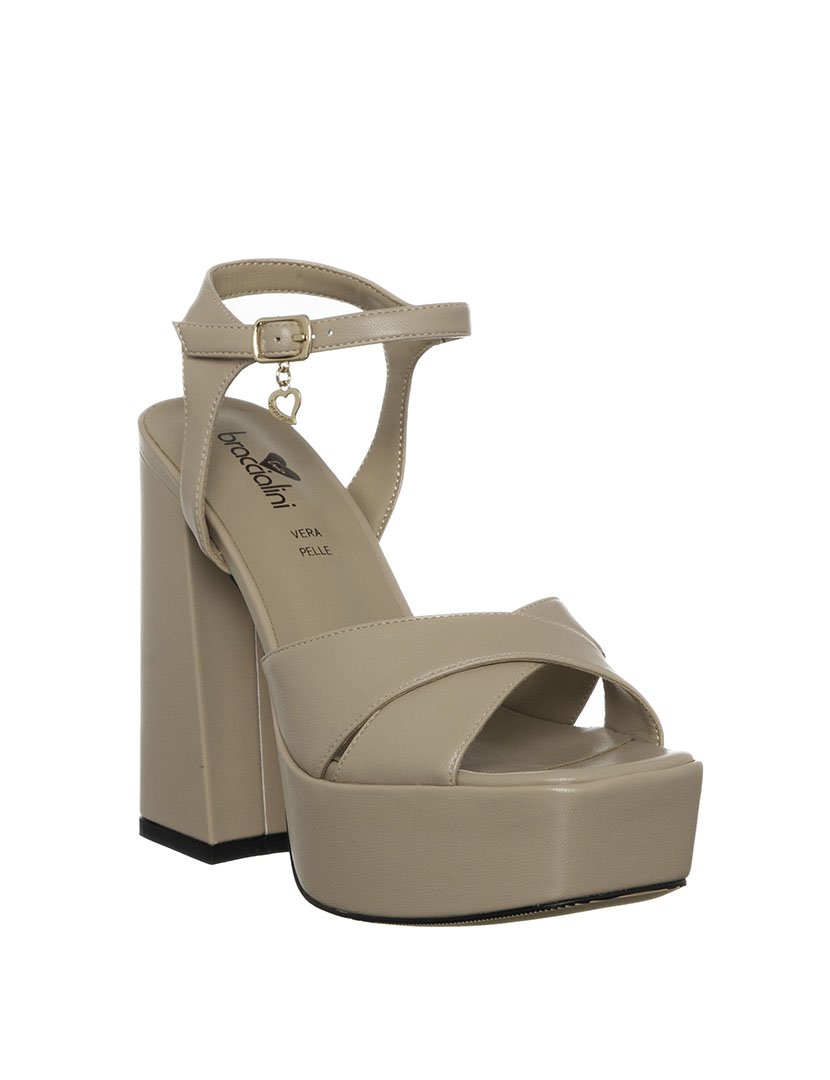 Sandálias Salto Alto Senhora Bege