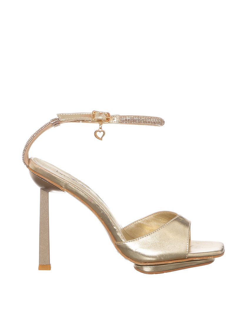 Sandálias com Salto Senhora Dourado