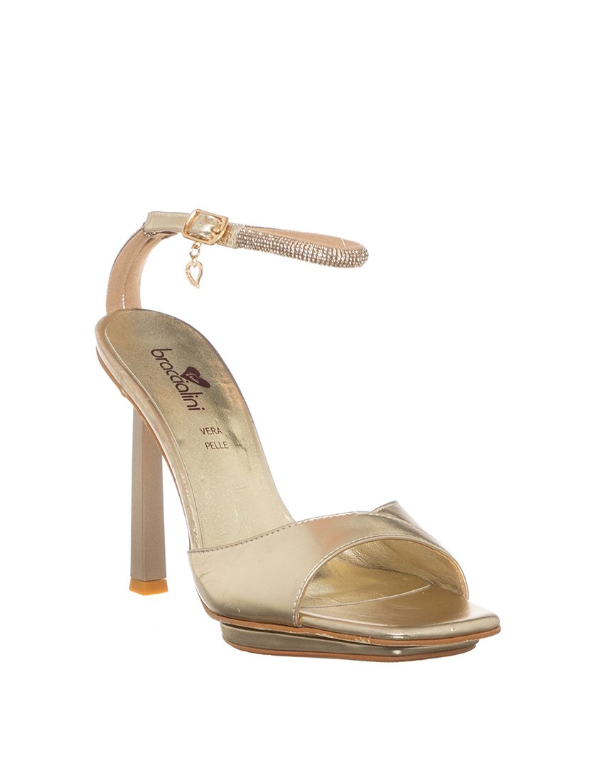 Sandálias com Salto Senhora Dourado