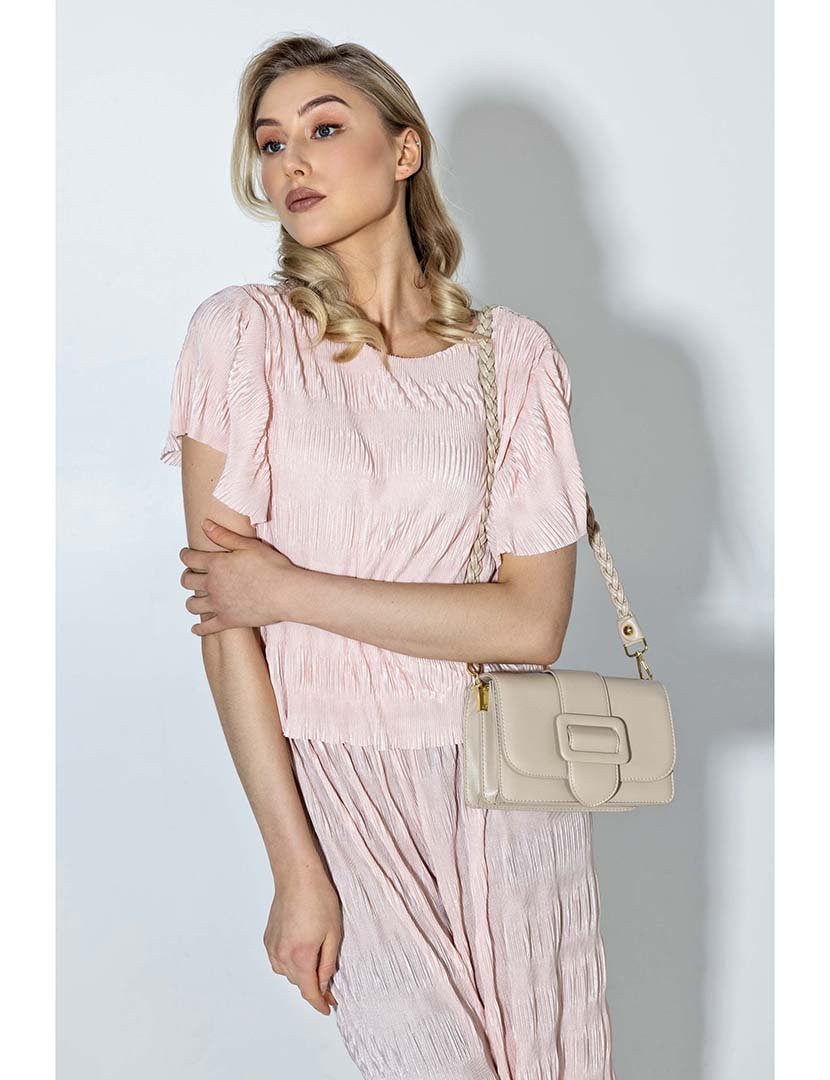 Mala de Ombro Castanho Claro