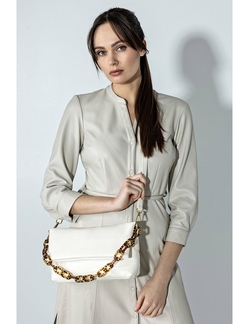 Mala de Ombro Branco