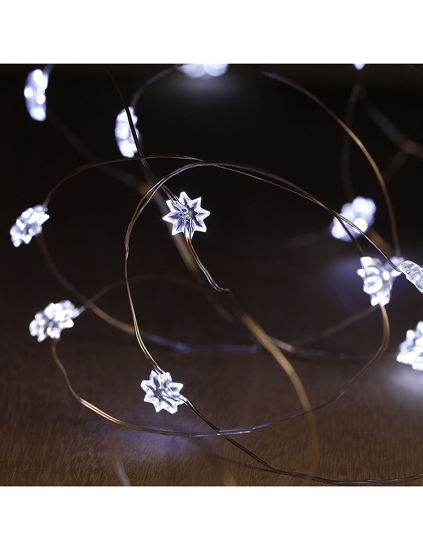 Guirlanda de Luzes, 20 lâmpadas LED internas