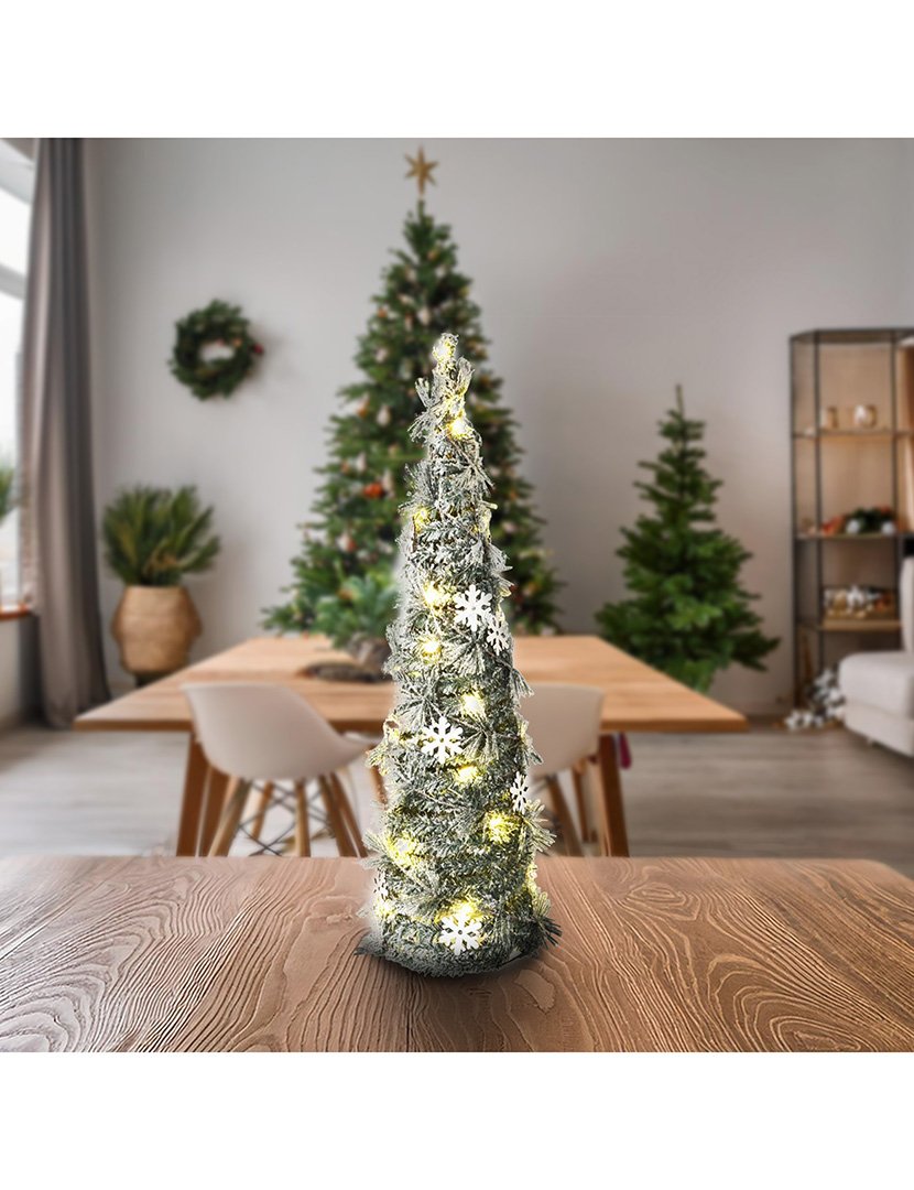 Árvore de Natal artificial com 30 micro Luzes LED 60cm