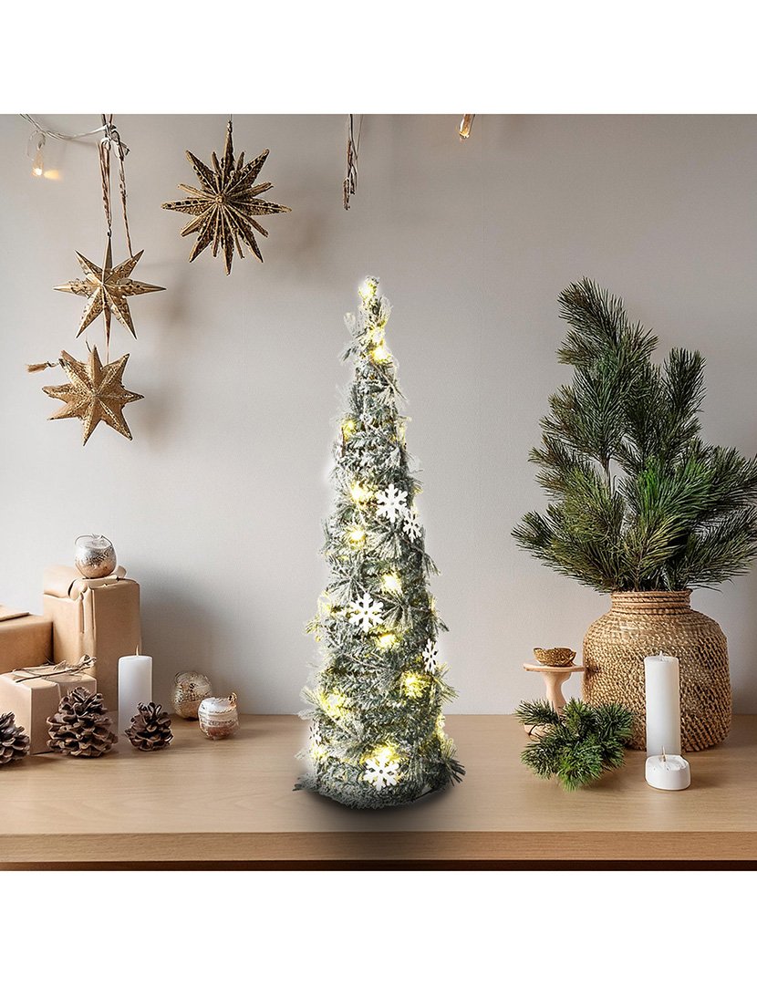 Árvore de Natal artificial com 30 micro Luzes LED 60cm