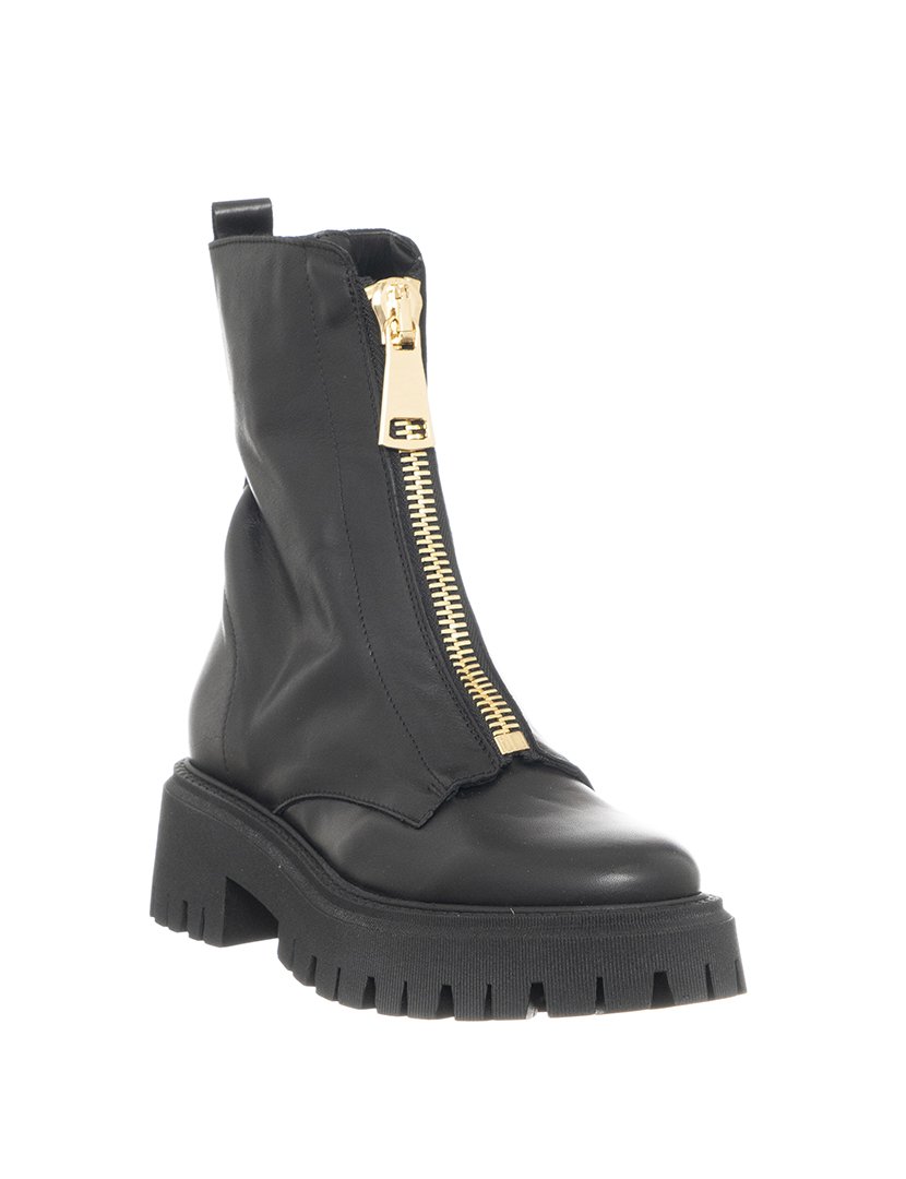 Botas Senhora Preto e Dourado