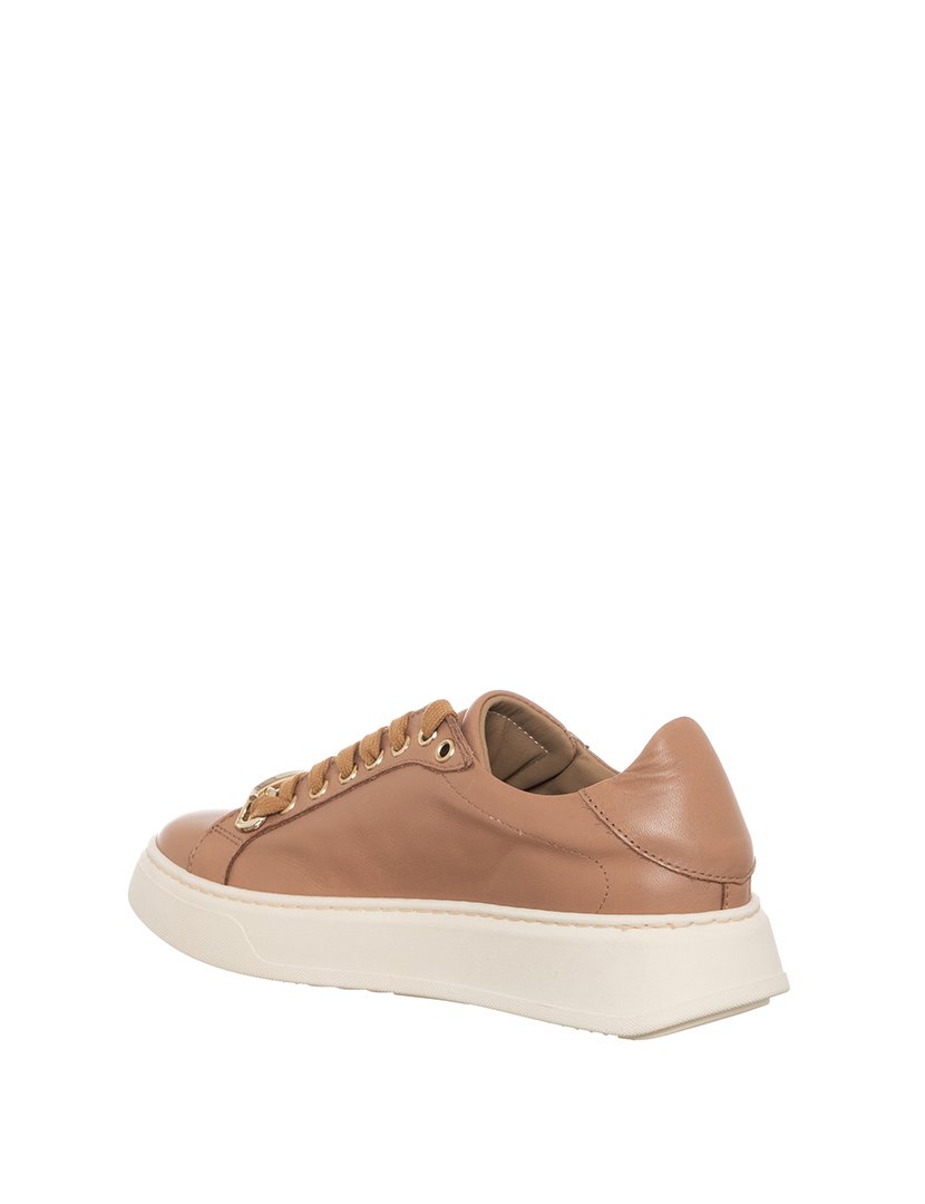 Ténis Senhora Castanho e Dourado