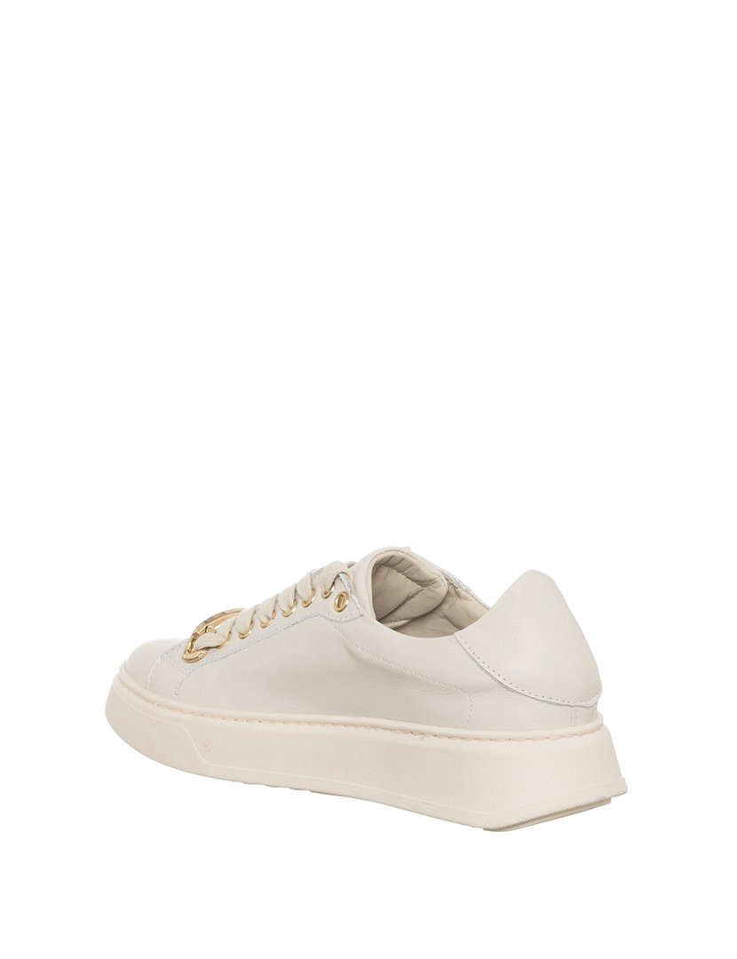 Ténis Senhora Bege e Dourado