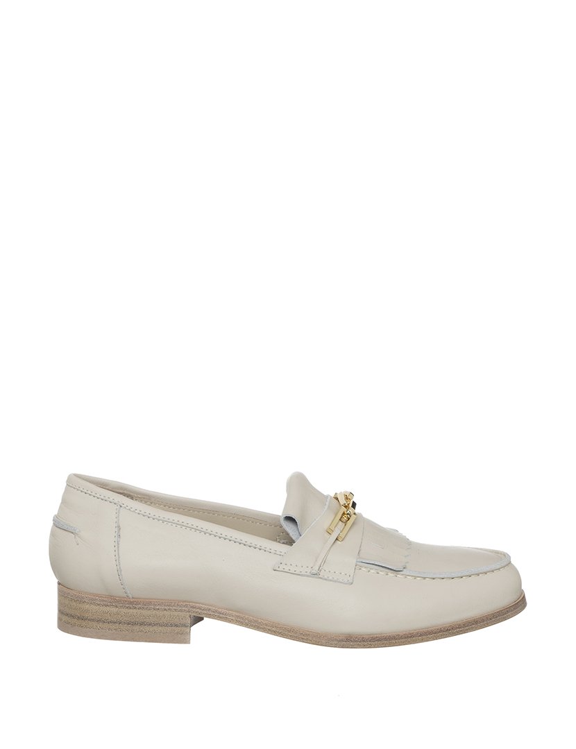 Mocassins Senhora Bege e Dourado