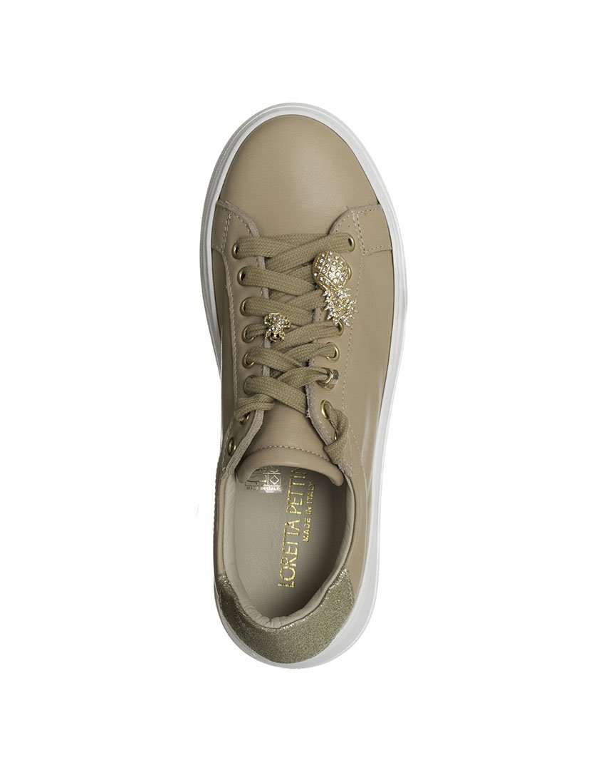 Ténis Senhora Rosa e Dourado