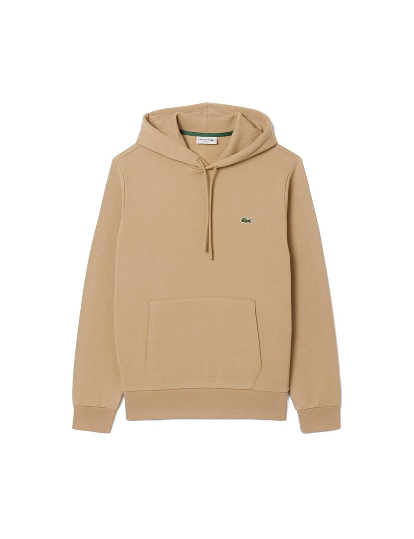 Sweatshirt com capuz Fleece Bege