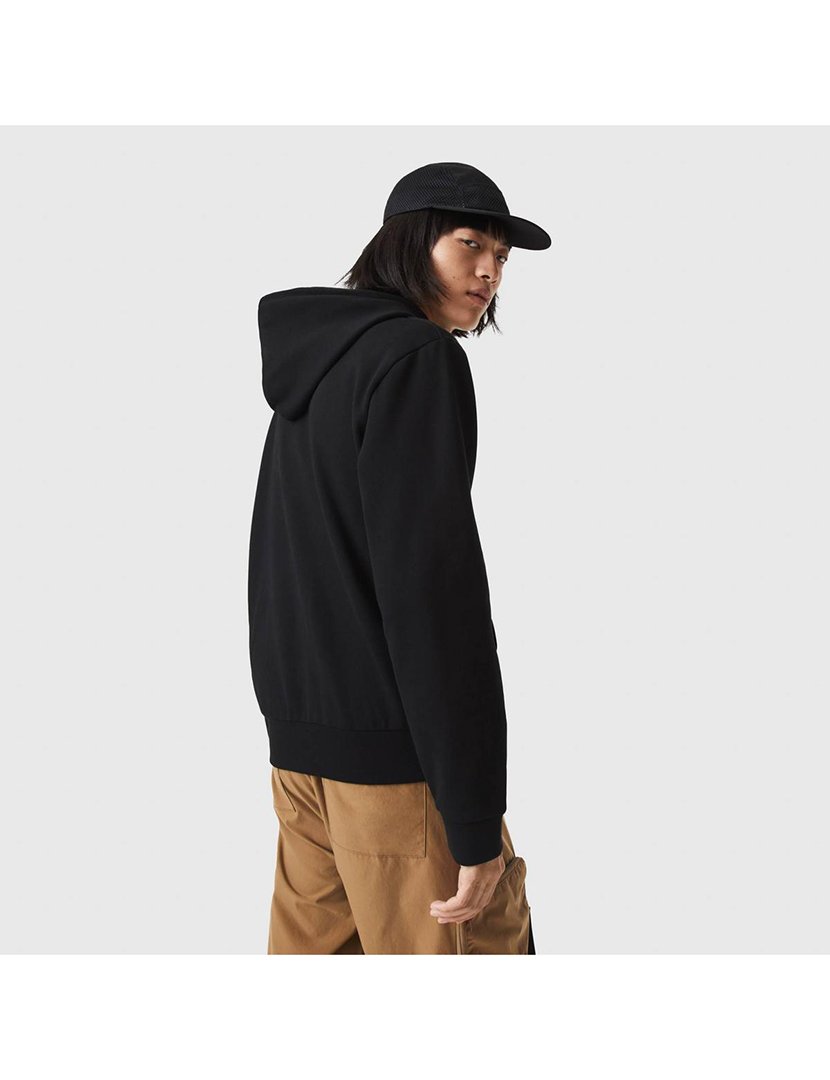 Sweatshirt com capuz Fleece Preto