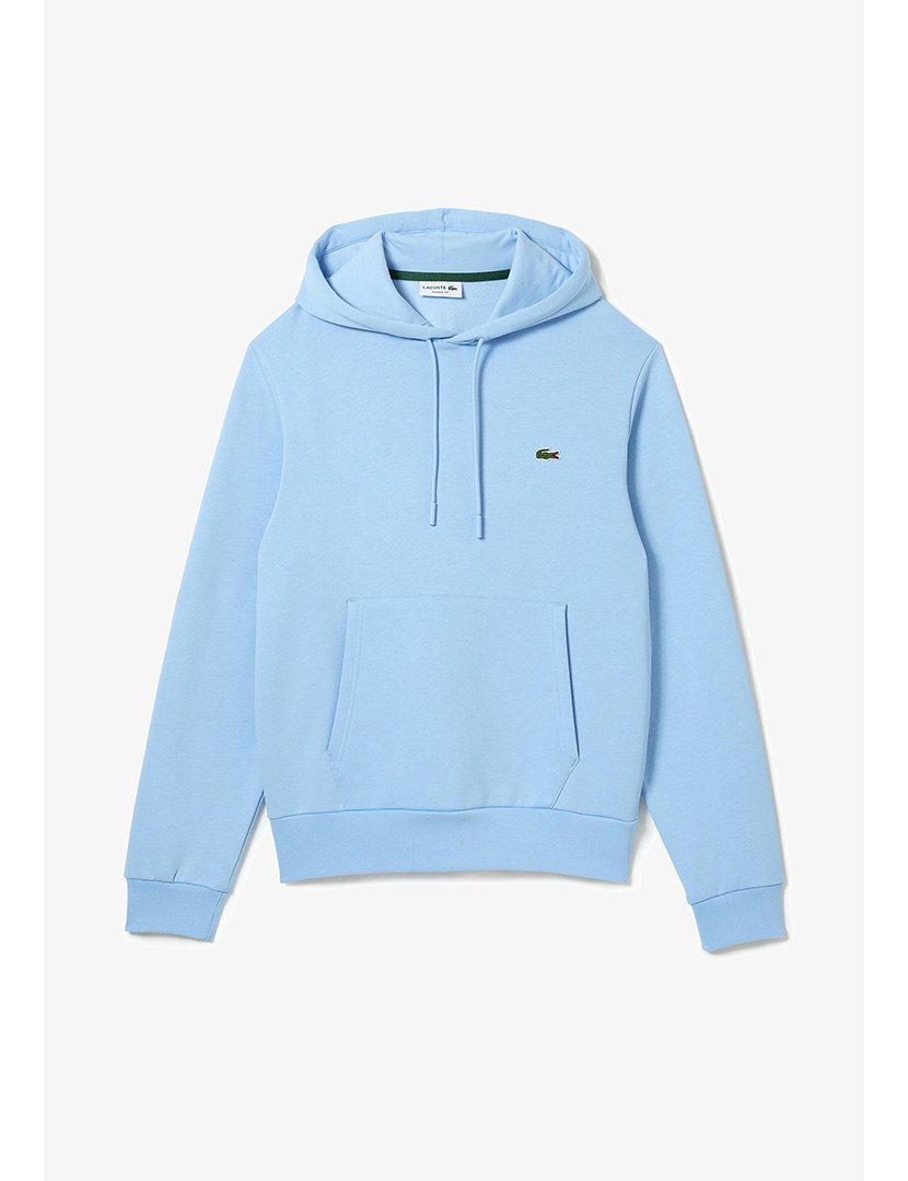 Sweatshirt com capuz Fleece Azul Claro