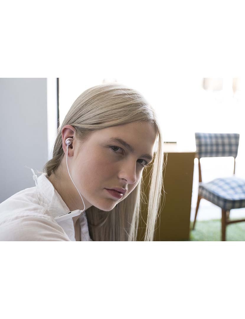 Earphones M6 Rosa Dourado