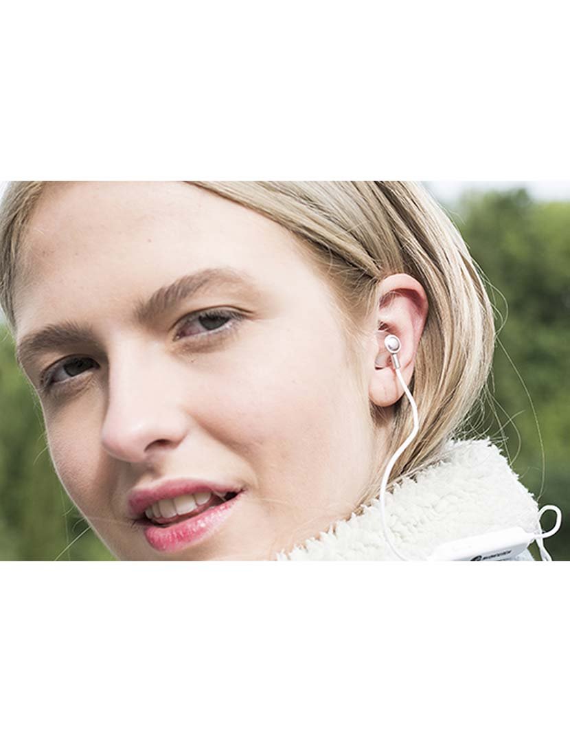 Earphones M6 Rosa Dourado