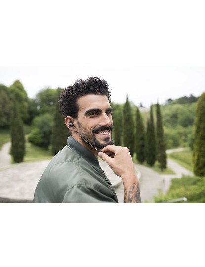 Earphones M4 Preto/Prateado