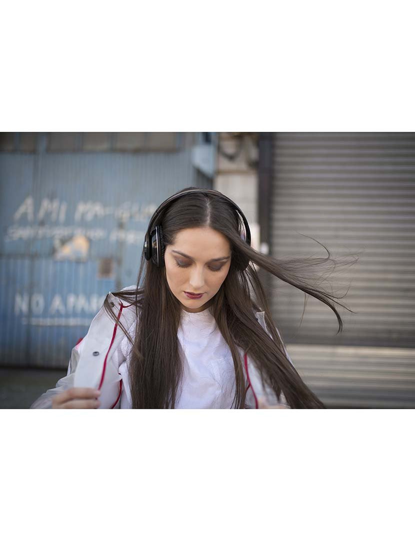 Headphones H1 Preto Brilhante