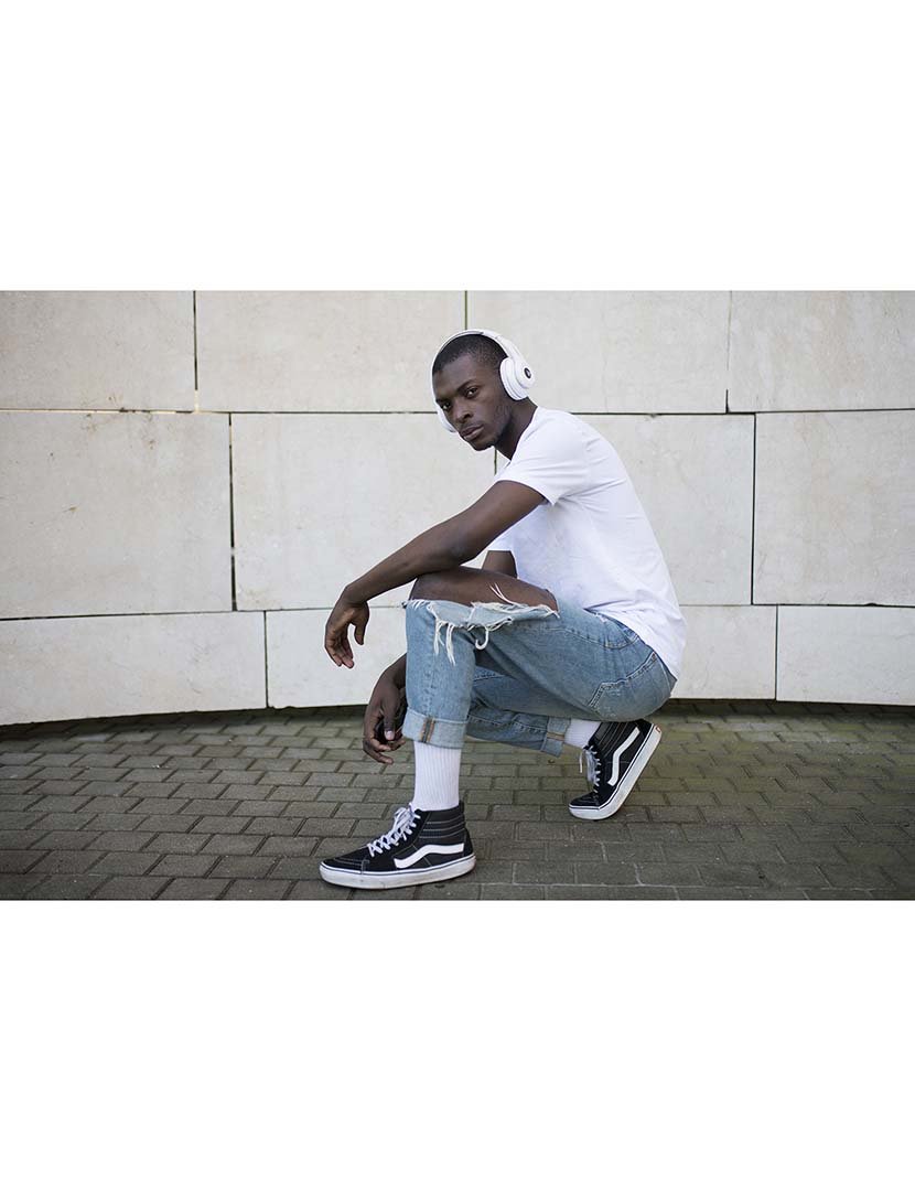 Headphones H1 Preto Brilhante