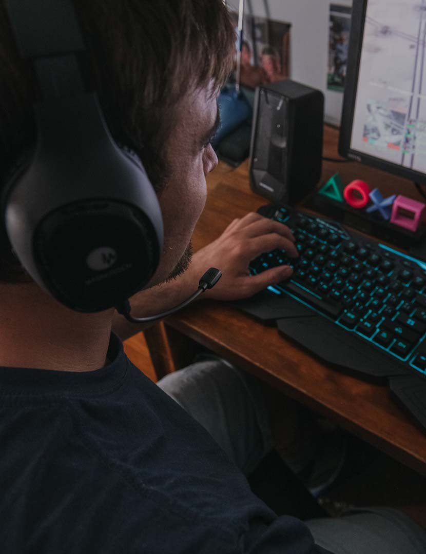 Headphones Gaming H5 Preto Mate