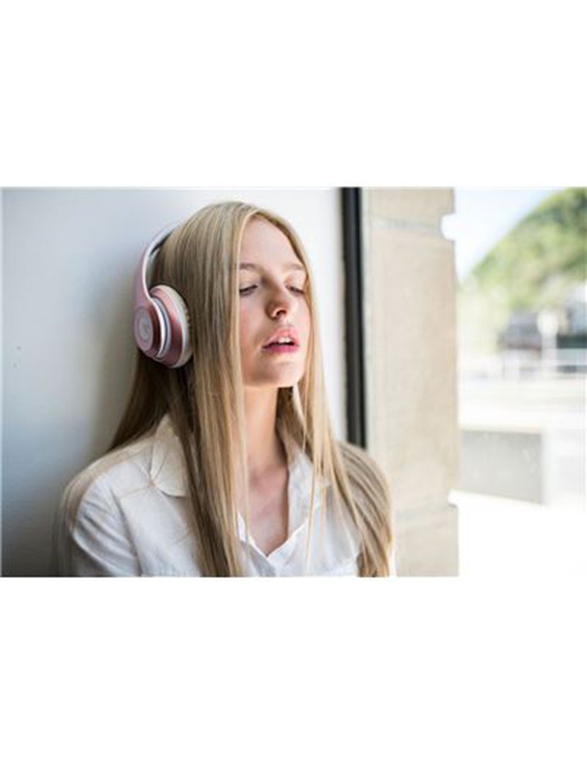 Headphones H2 Rosa Dourado