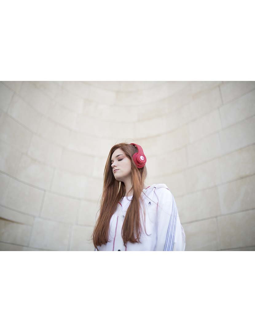 Headphones H1 Vermelho Mate