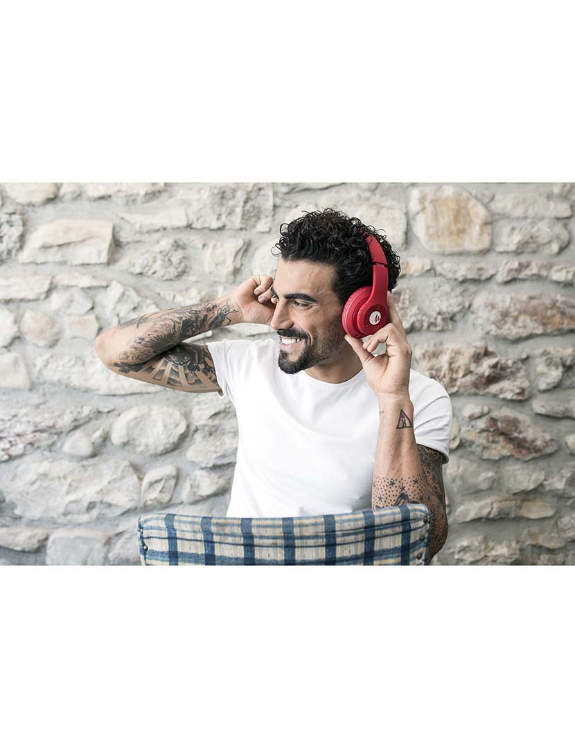 Headphones H1 Vermelho Mate