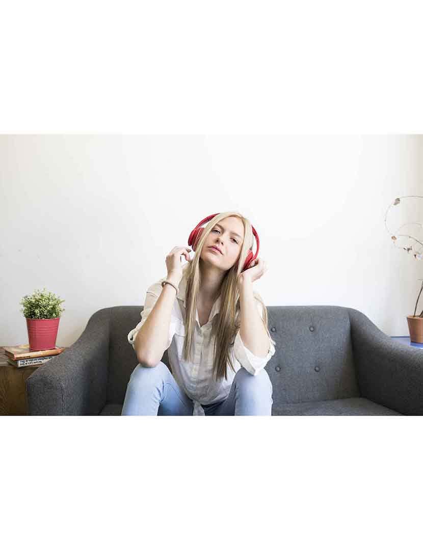 Headphones H1 Vermelho Mate