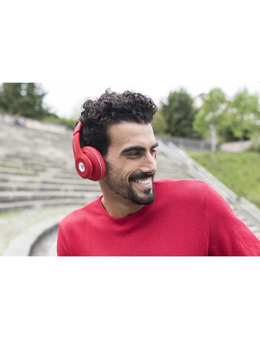 Headphones H1 Vermelho Mate