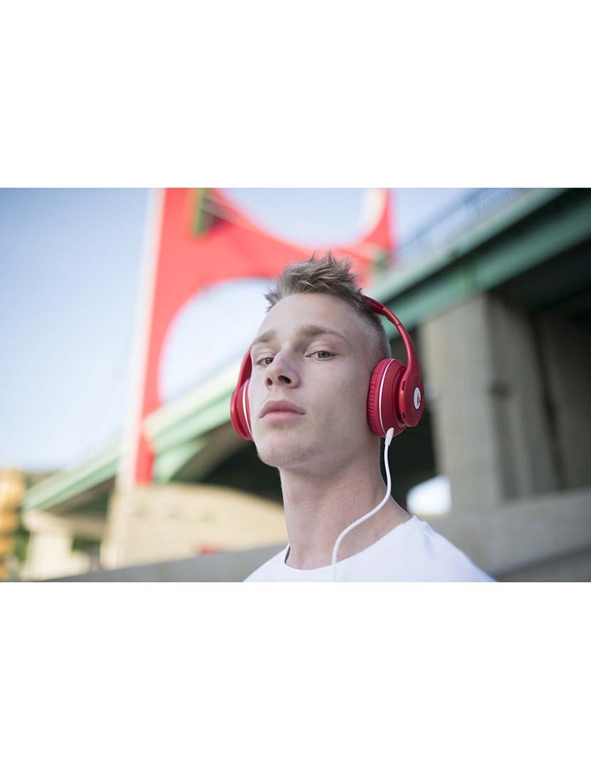 Headphones H1 Vermelho Mate