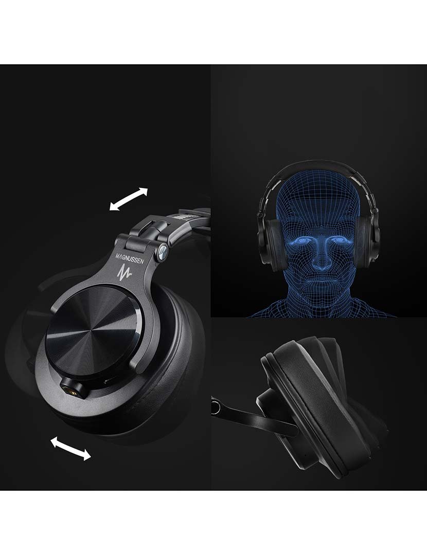 Headphones H6 Preto Brilhante