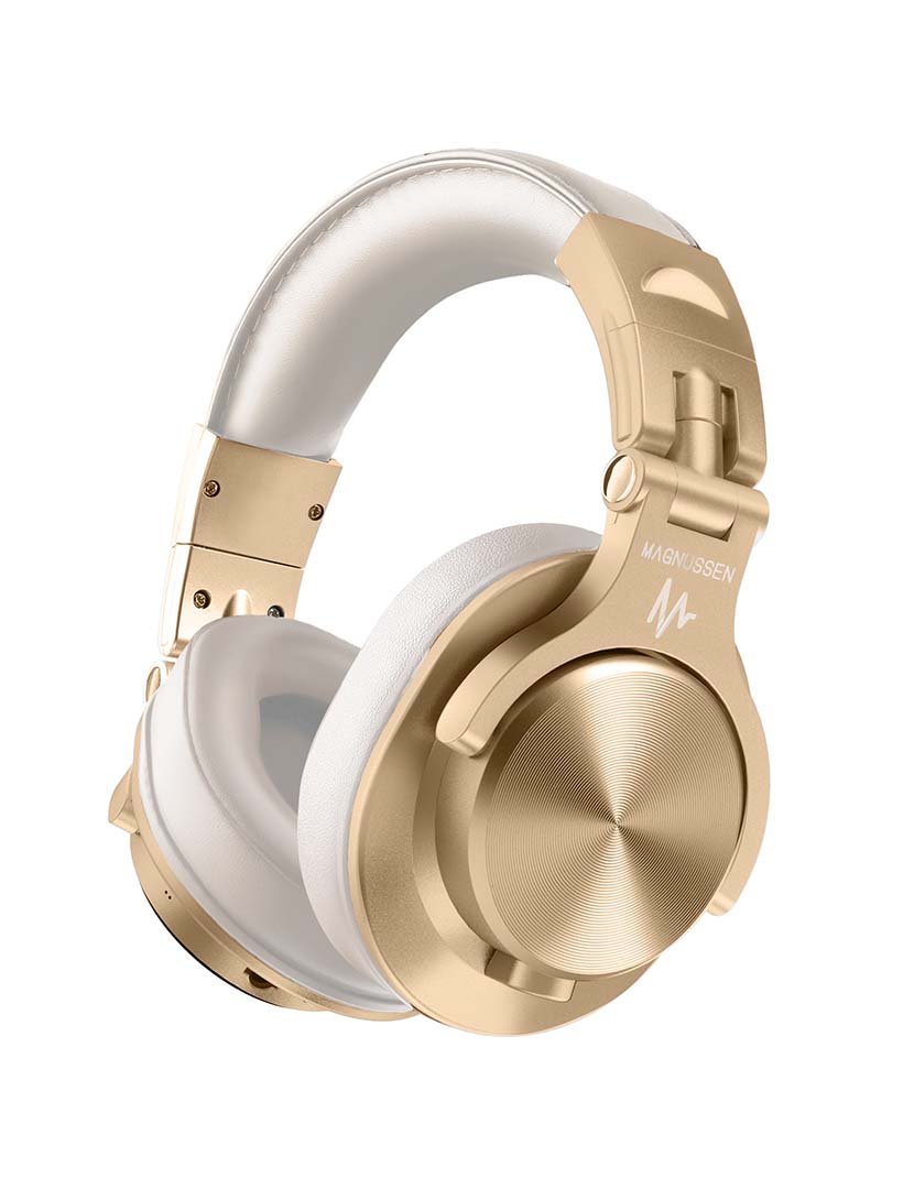 Headphones H6 Dourado Bege