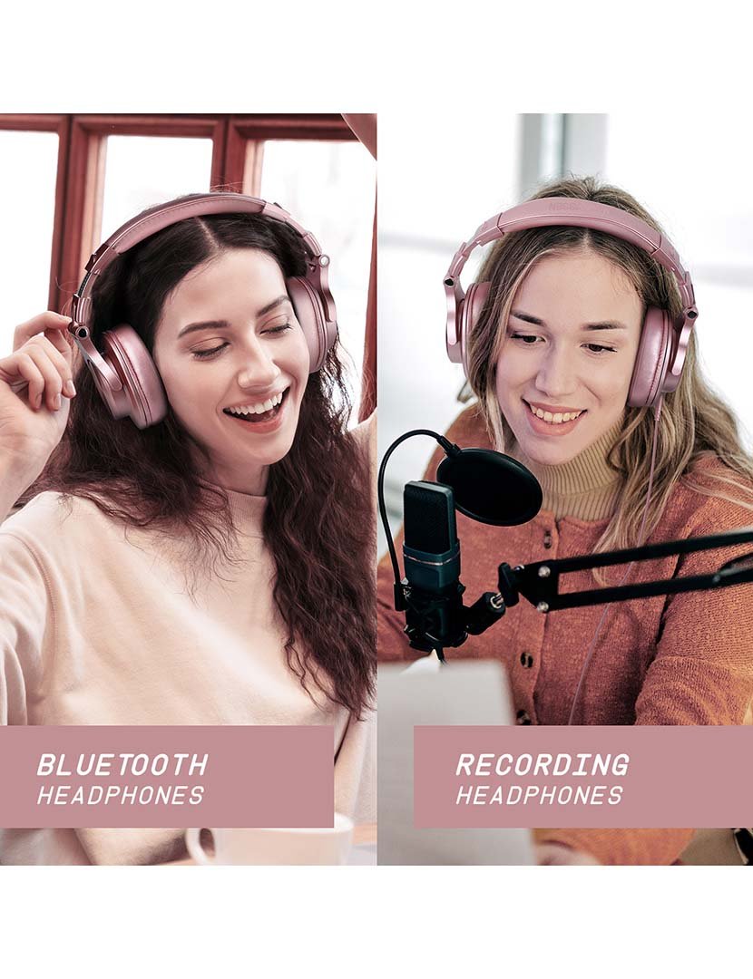 Headphones H6 Rosa Dourado