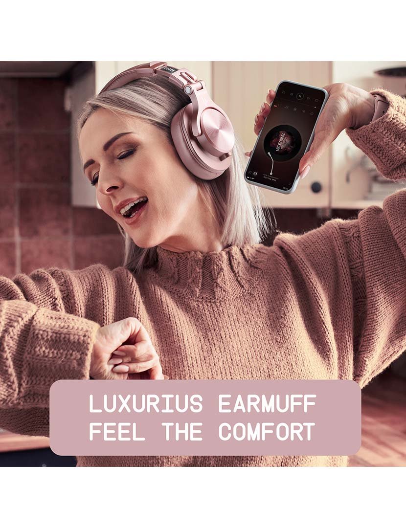 Headphones H6 Rosa Dourado