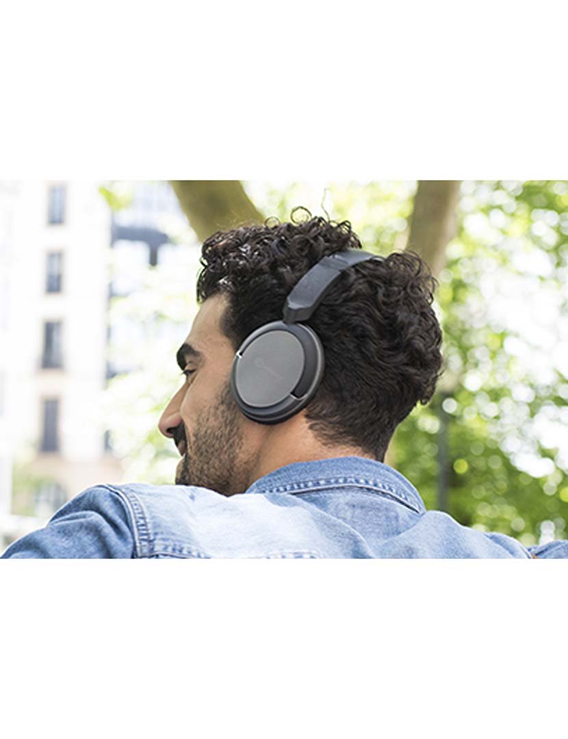 Headphones H3 Cinzento Ferro