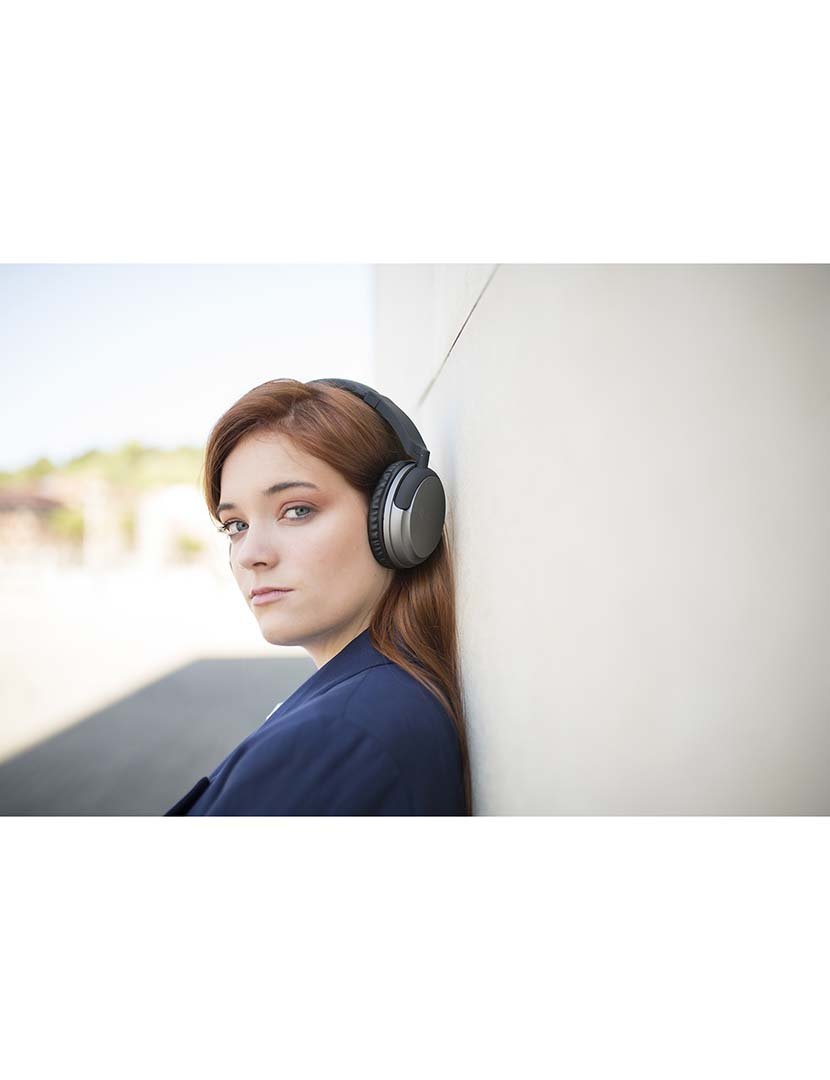 Headphones H3 Cinzento Ferro