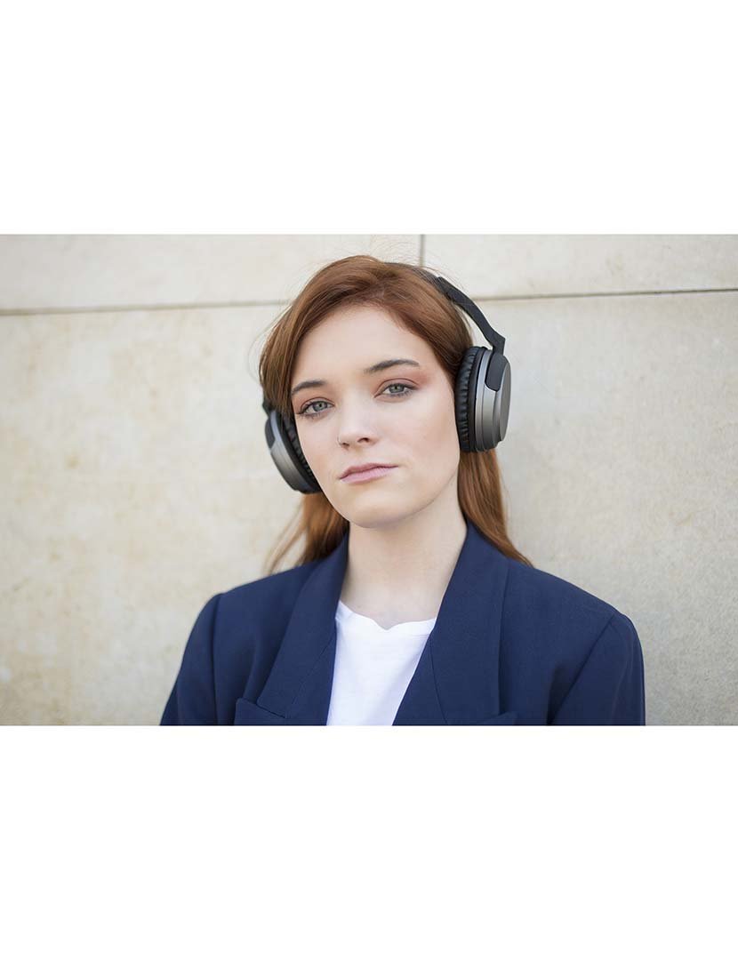 Headphones H3 Cinzento Ferro