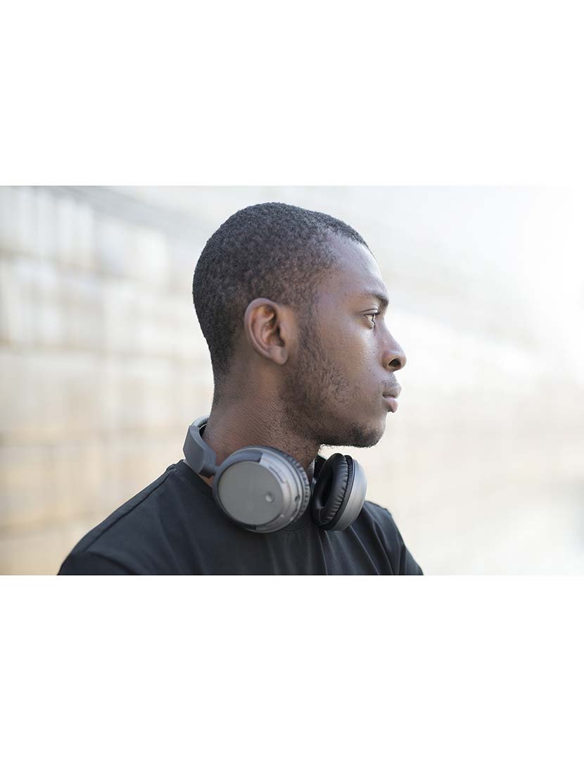 Headphones H3 Cinzento Ferro