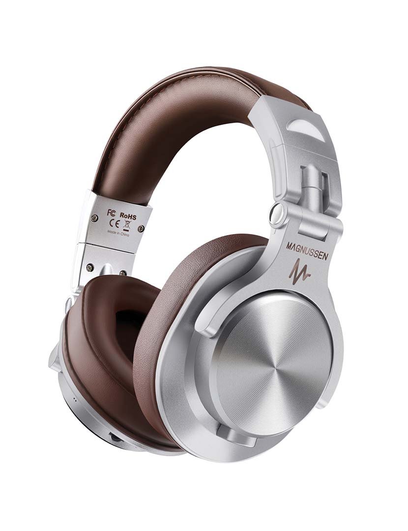 Headphones H6 Castanho Prateado