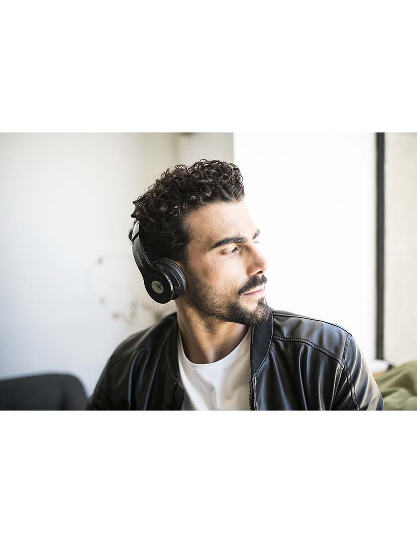 Headphones W1 Preto Brilhante