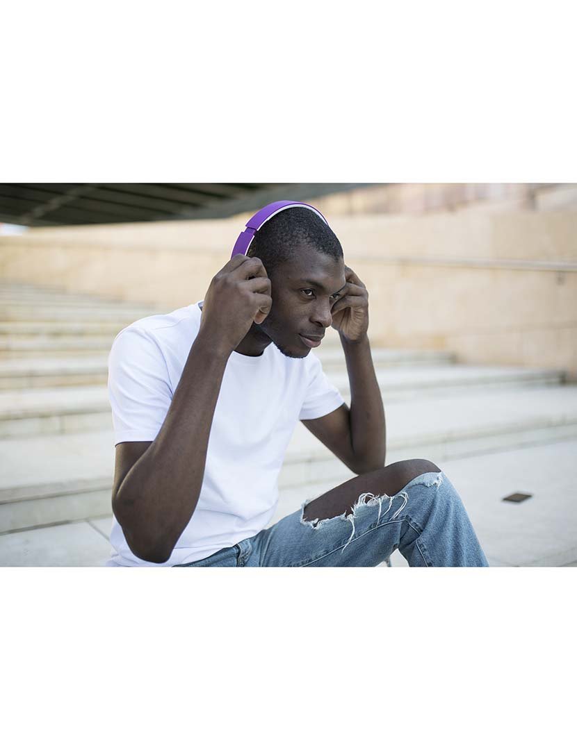 Headphones W1 Roxo Mate