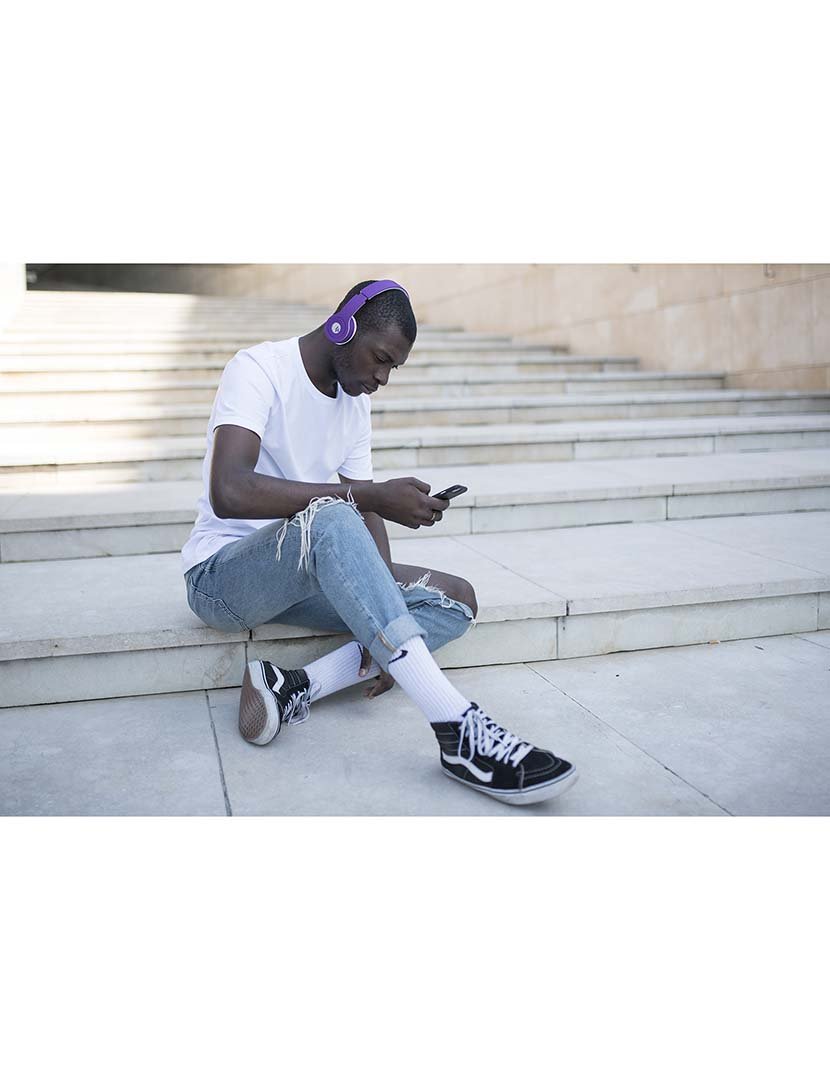 Headphones W1 Roxo Mate