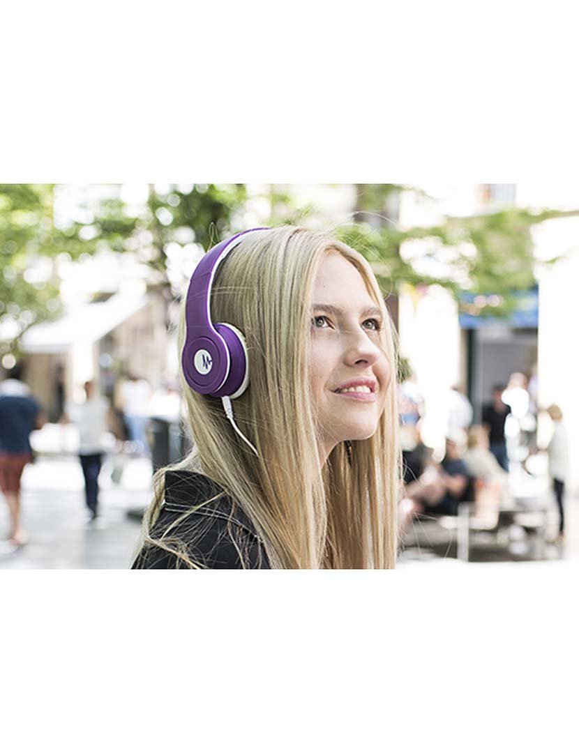 Headphones W1 Roxo Mate
