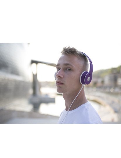 Headphones W1 Roxo Mate