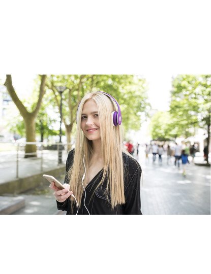 Headphones W1 Roxo Mate