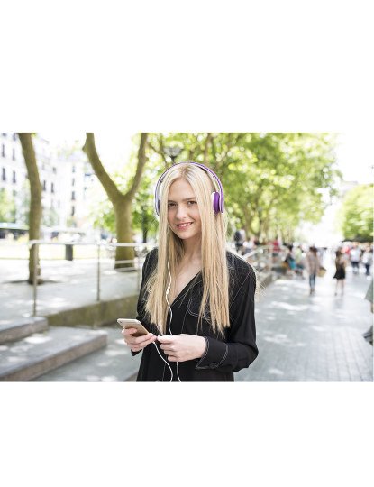 Headphones W1 Roxo Mate