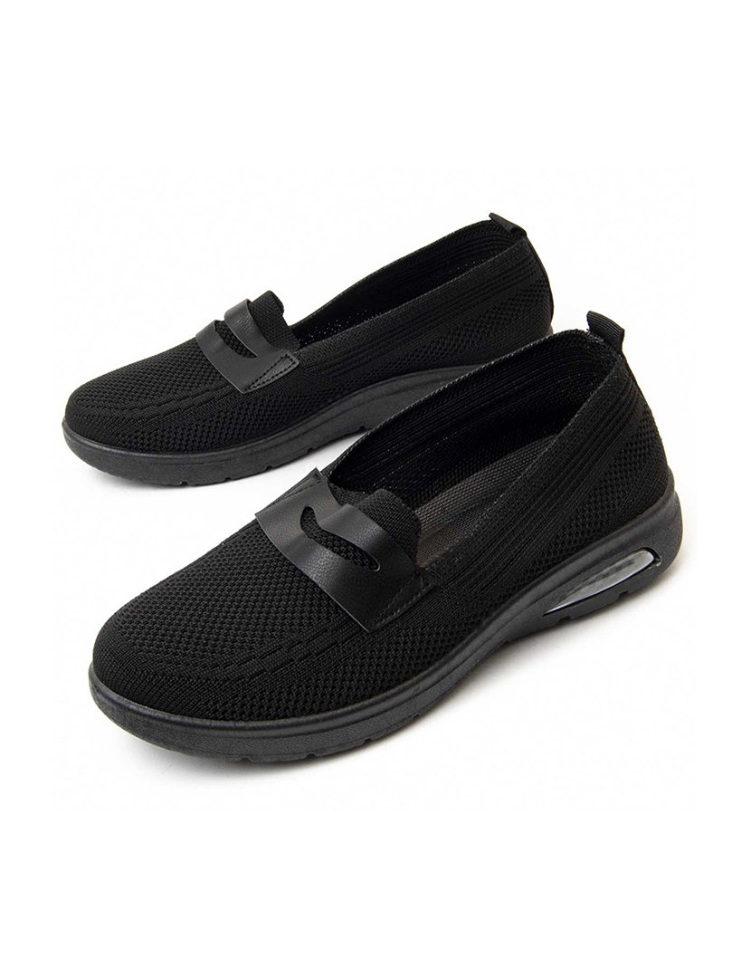 Ladies' Black Slip-on Shoes