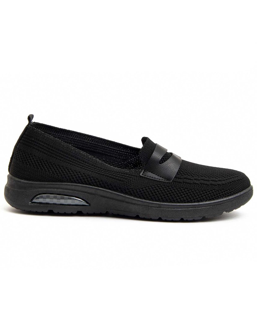Ladies' Black Slip-on Shoes